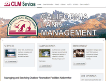 Tablet Screenshot of clm-services.com